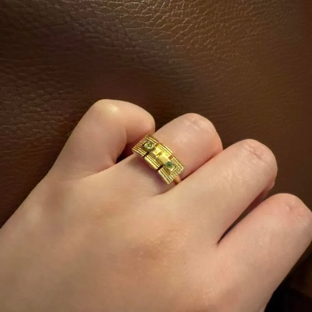 Unbranded Women's Gold and Green Jewellery
